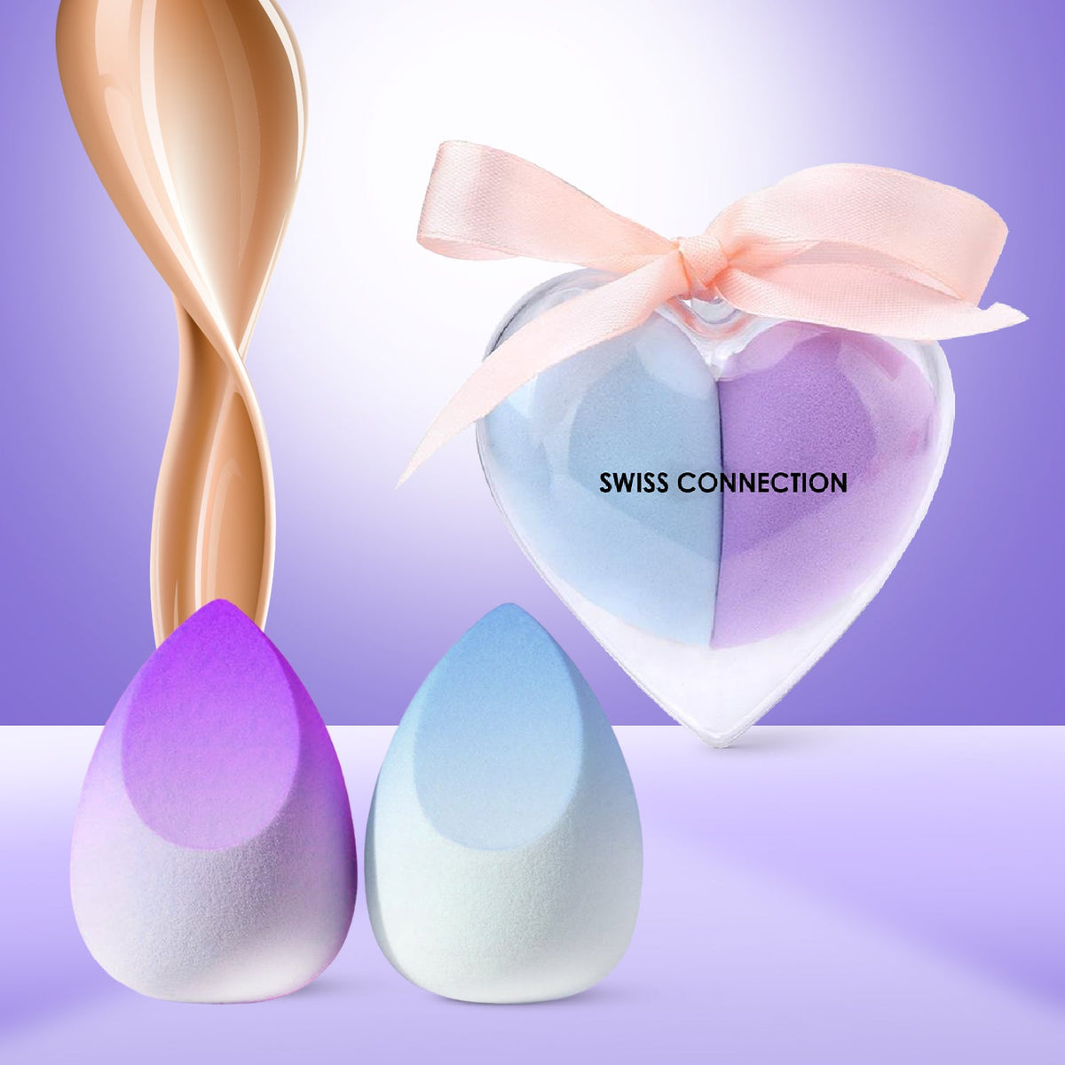 Scn Beauty Makeup Sponge Beauty Blender - (Pack of 2)