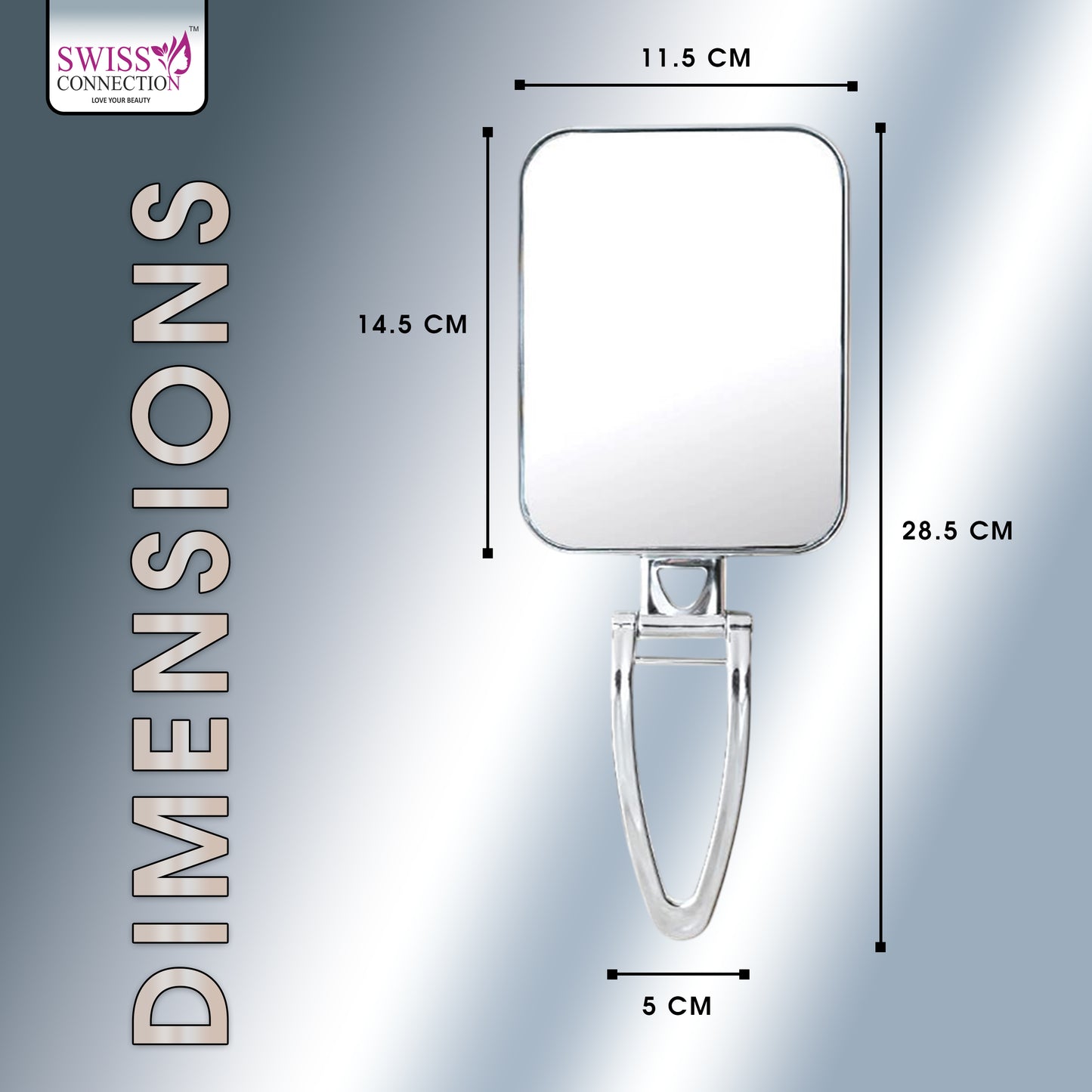 Scn Beauty Handheld Makeup Mirror
