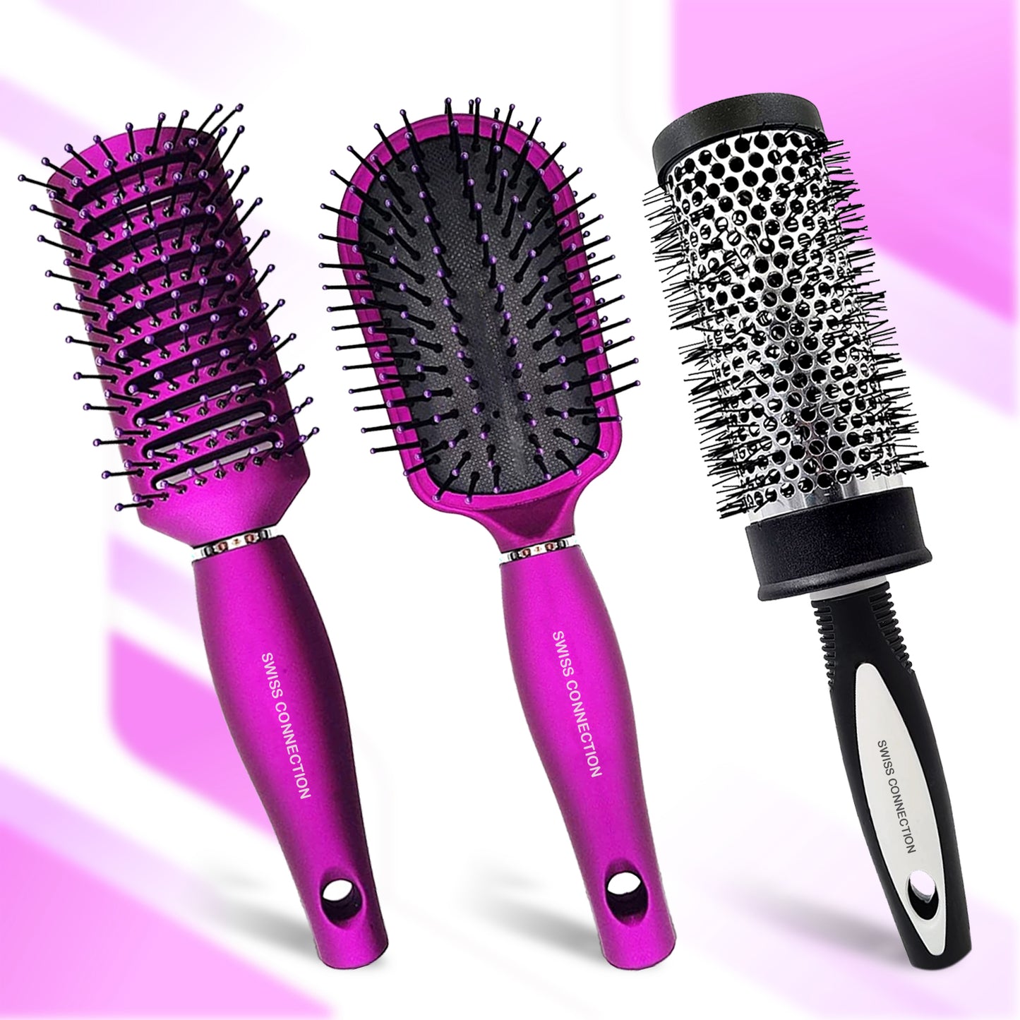Scn Beauty Hair Brush Set - (Pack of 3)