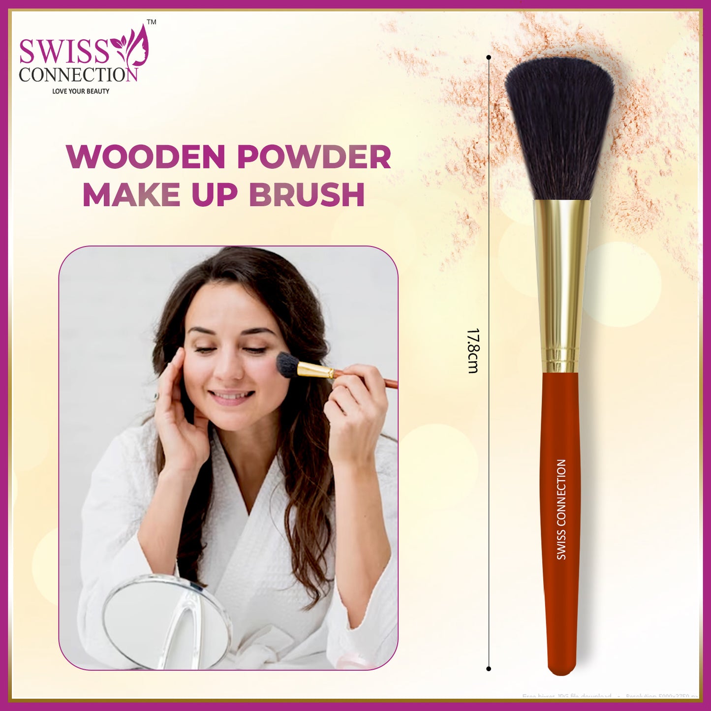 Scn Beauty Professional Makeup Powder Brush