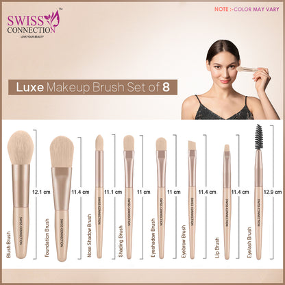 Scn Beauty Makeup Brush Set - (Pack of 8)