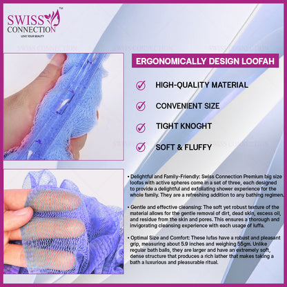 Scn Beauty Long Handle Loofah
