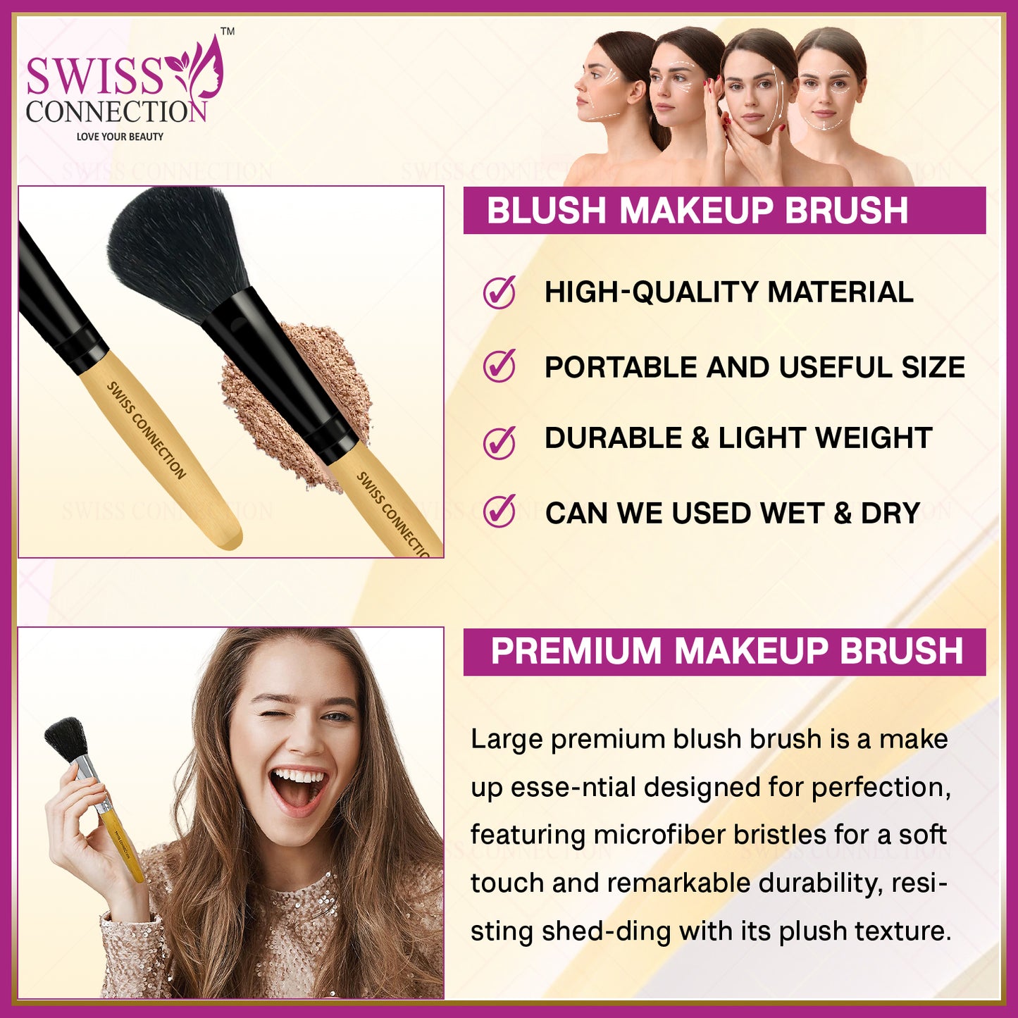 Scn Beauty Beauty Powder Blush Brush