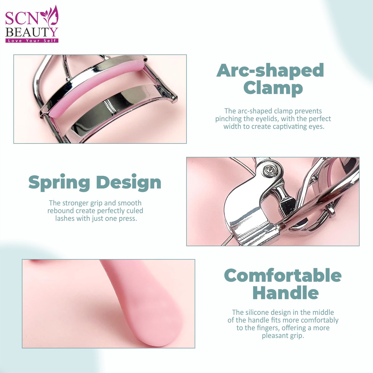 SCN BEAUTY Eyelash Curler for Women
