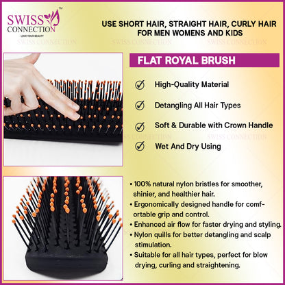 Scn Beauty Flat Hair Brush