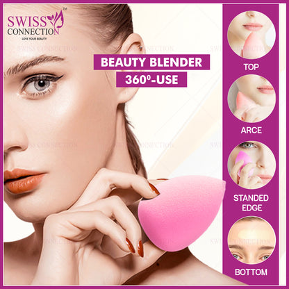 Scn Beauty Makeup Sponge Beauty Blender -  (Pack of 2)