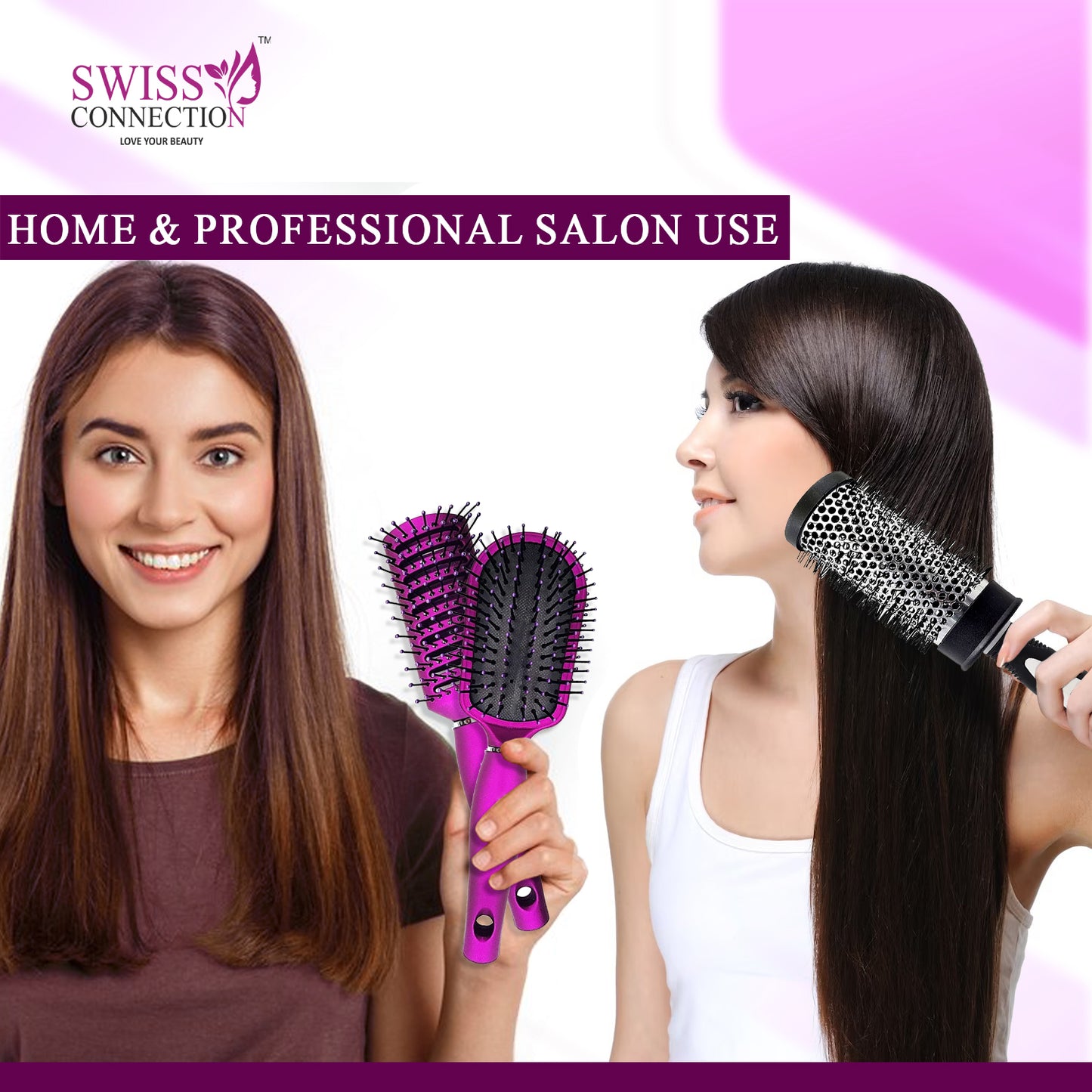 Scn Beauty Hair Brush Set - (Pack of 3)