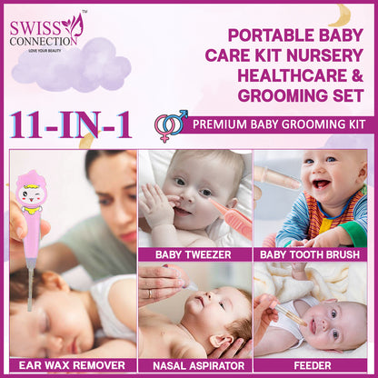 Scn Beauty Baby Grooming Care Kit Pink - (Pack of 11)