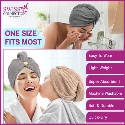 Scn Beauty  Microfiber Hair Towel Wrap