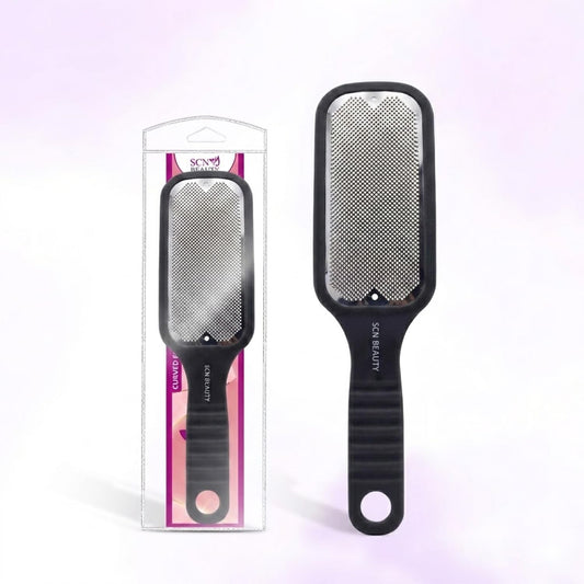 Curved Foot File Scrubber | Premium Pedicure Scraper for Dead Skin Removal | Foot Scrubber for Bathing | Callus Remover, Foot Filer for Smooth Feet - 1Pc/Multicolour (Black)