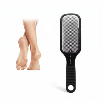 Curved Foot File Scrubber | Premium Pedicure Scraper for Dead Skin Removal | Foot Scrubber for Bathing | Callus Remover, Foot Filer for Smooth Feet - 1Pc/Multicolour (Black)