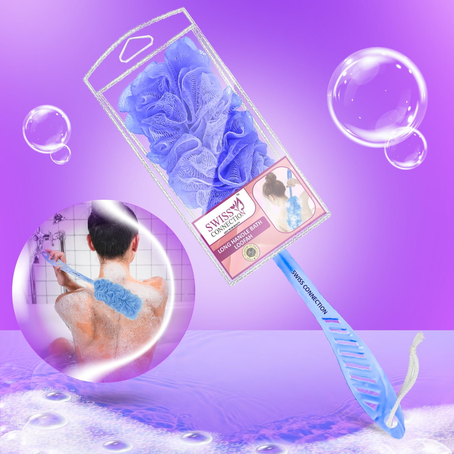Scn Beauty Long Handle Loofah