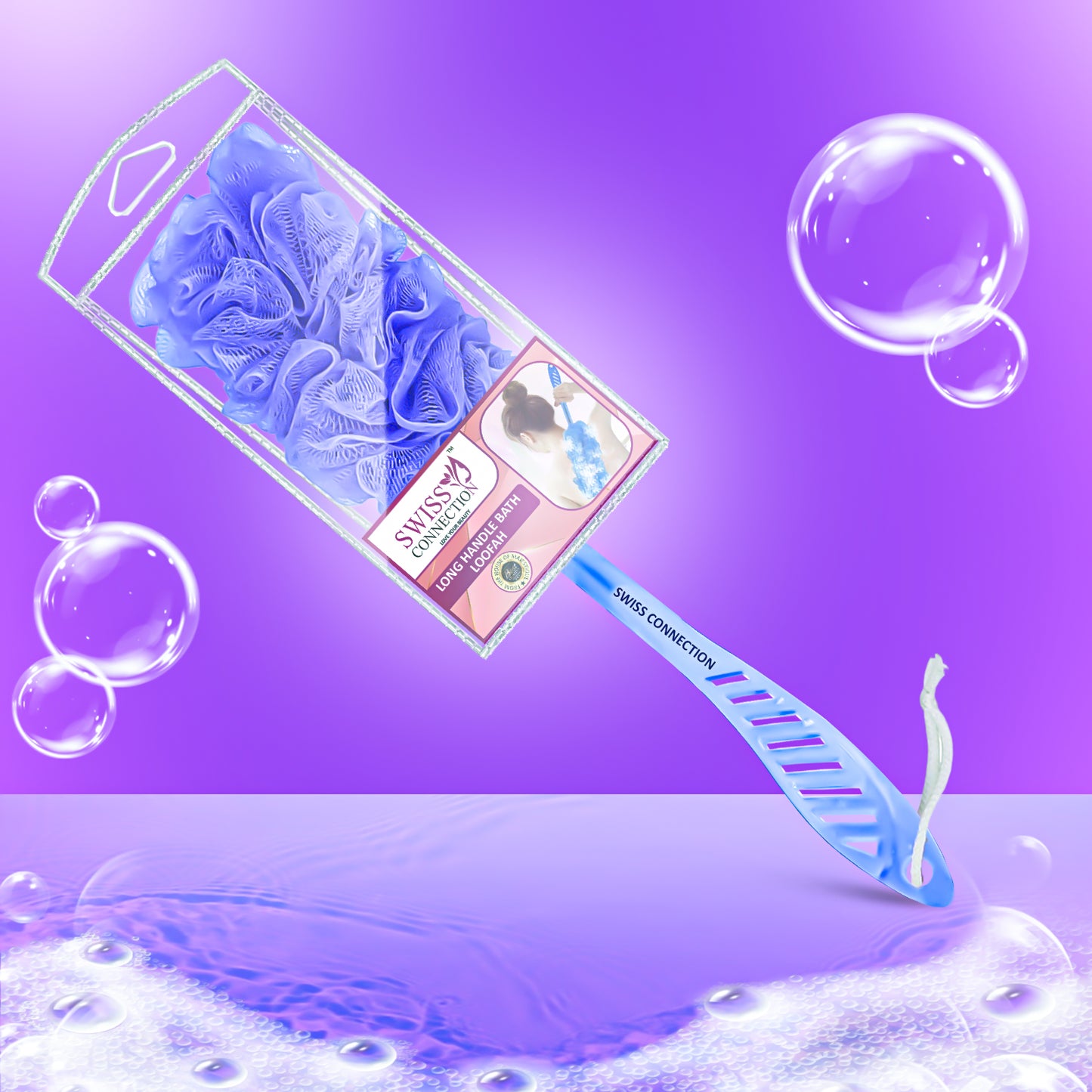 Scn Beauty Long Handle Loofah