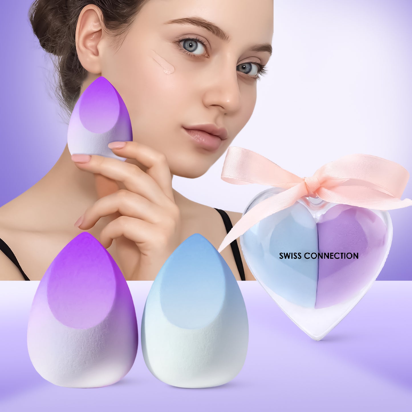 Scn Beauty Makeup Sponge Beauty Blender -  (Pack of 2)