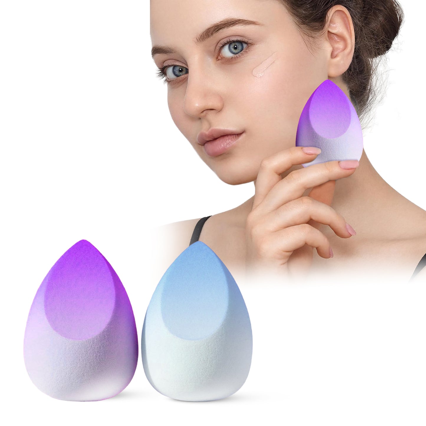 Scn Beauty Makeup Sponge Beauty Blender -  (Pack of 2)